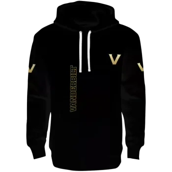 vanderbilt commodores monogram pattern black hoodie best selling