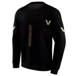 vanderbilt commodores monogram pattern black hoodie best selling