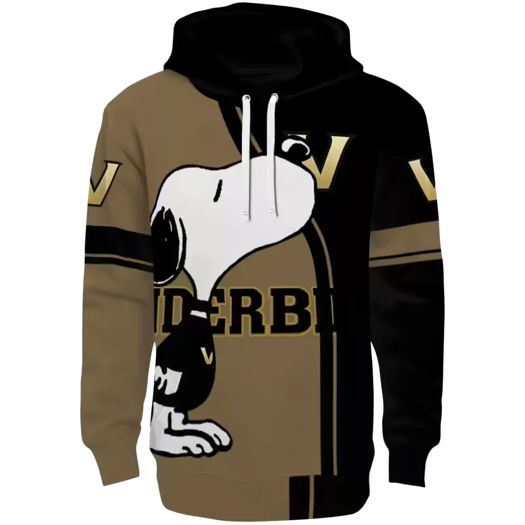 vanderbilt commodores playful snoopy black hoodie best selling vanderbilt commodores playful snoopy black hoodie best selling