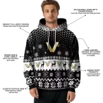 vanderbilt commodores reindeer motif black hoodie best selling