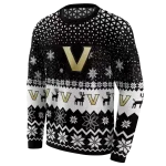 vanderbilt commodores reindeer motif black hoodie best selling