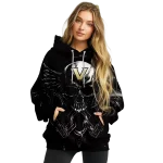 vanderbilt commodores skull artwork black hoodie best selling