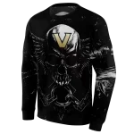 vanderbilt commodores skull artwork black hoodie best selling