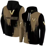 vanderbilt commodores splatter effect black hoodie best selling