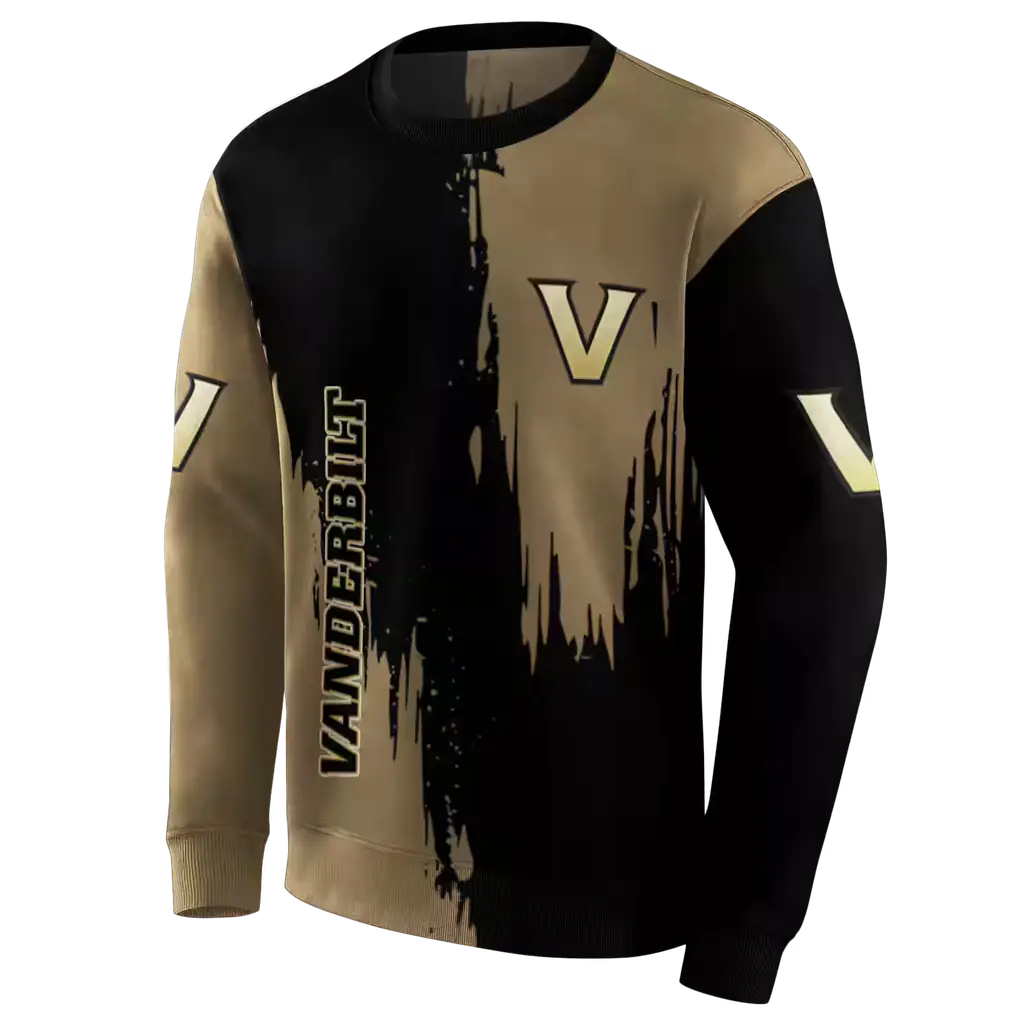 vanderbilt commodores splatter effect black hoodie new arrival vanderbilt commodores splatter effect black hoodie new arrival