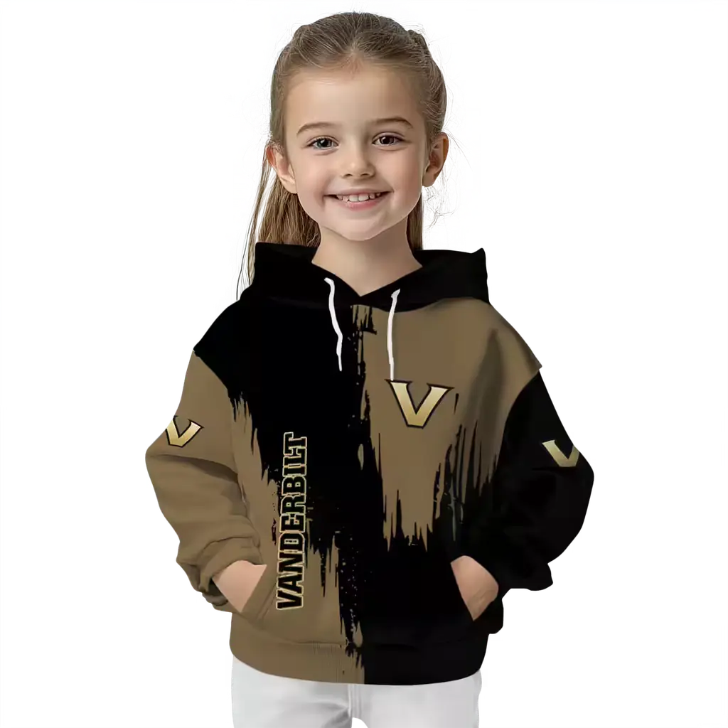 vanderbilt commodores splatter effect black hoodie top rated vanderbilt commodores splatter effect black hoodie top rated