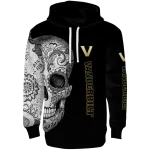 vanderbilt commodores sugar skull black hoodie best selling