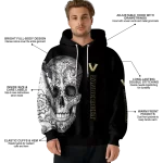 vanderbilt commodores sugar skull black hoodie best selling