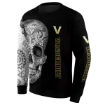 vanderbilt commodores sugar skull black hoodie best selling
