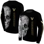vanderbilt commodores sugar skull black hoodie best selling