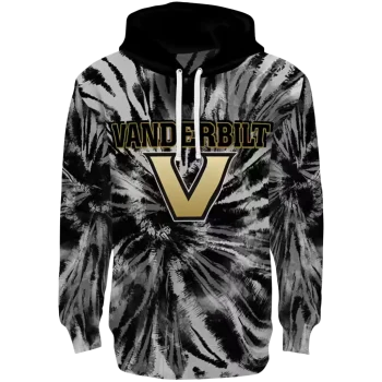 vanderbilt commodores tie dye pattern black hoodie best selling