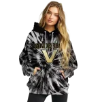vanderbilt commodores tie dye pattern black hoodie best selling