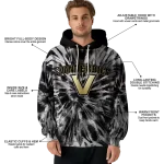 vanderbilt commodores tie dye pattern black hoodie best selling