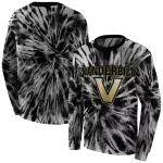 vanderbilt commodores tie dye pattern black hoodie best selling