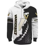 vanderbilt commodores triangular pattern black white hoodie best selling