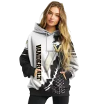 vanderbilt commodores triangular pattern black white hoodie best selling