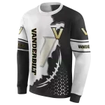 vanderbilt commodores triangular pattern black white hoodie best selling