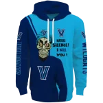 villanova wildcats achmed skull navy hoodie best selling