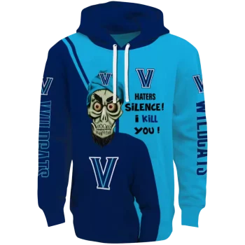 villanova wildcats achmed skull navy hoodie best selling