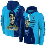 villanova wildcats achmed skull navy hoodie best selling