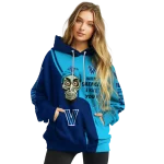 villanova wildcats achmed skull navy hoodie best selling