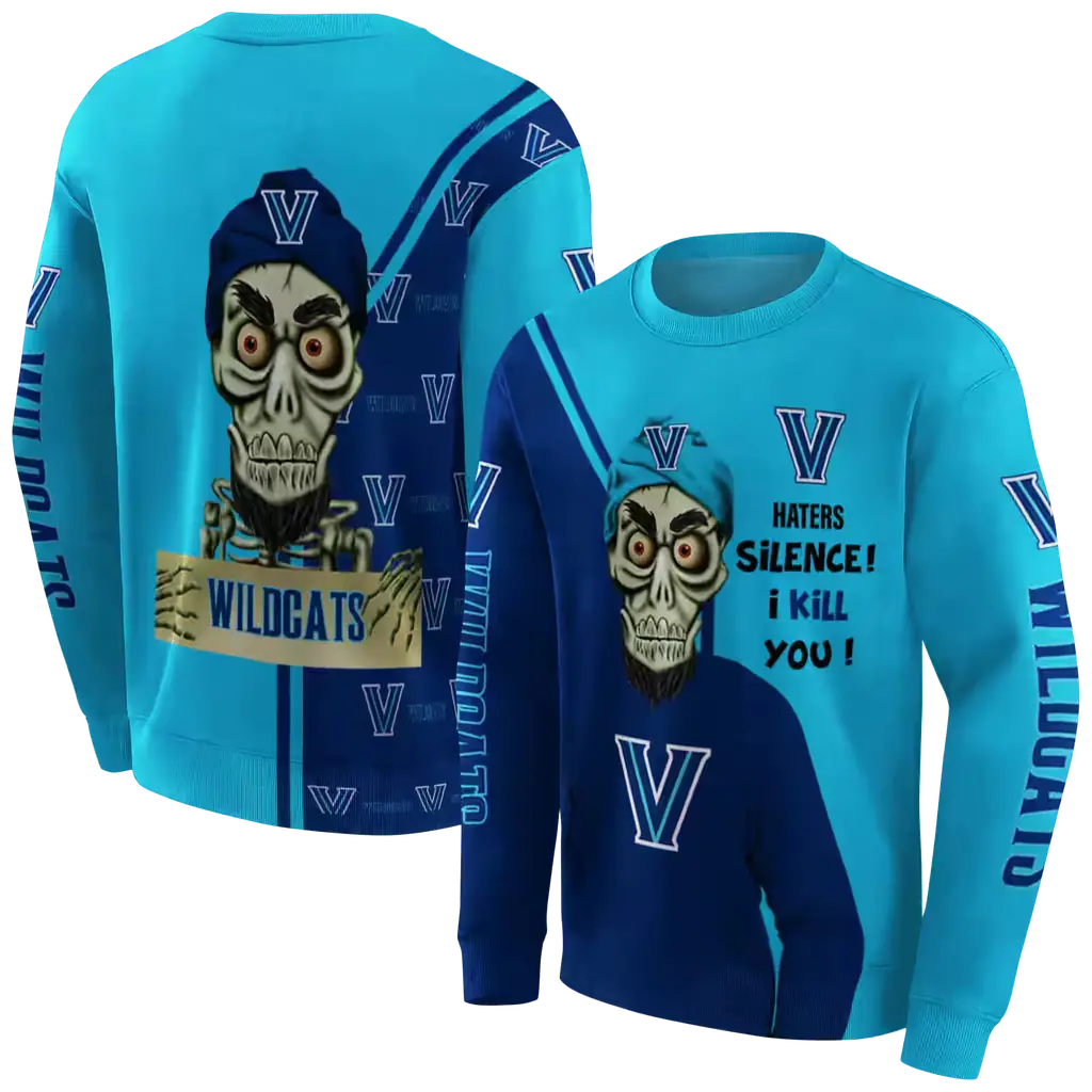 villanova wildcats achmed skull navy hoodie premium grade villanova wildcats achmed skull navy hoodie premium grade