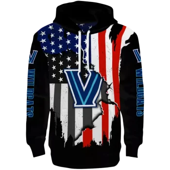 villanova wildcats american pride black hoodie best selling