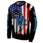 villanova wildcats american pride black hoodie best selling