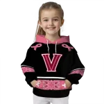 villanova wildcats awareness ribbon black pink hoodie best selling