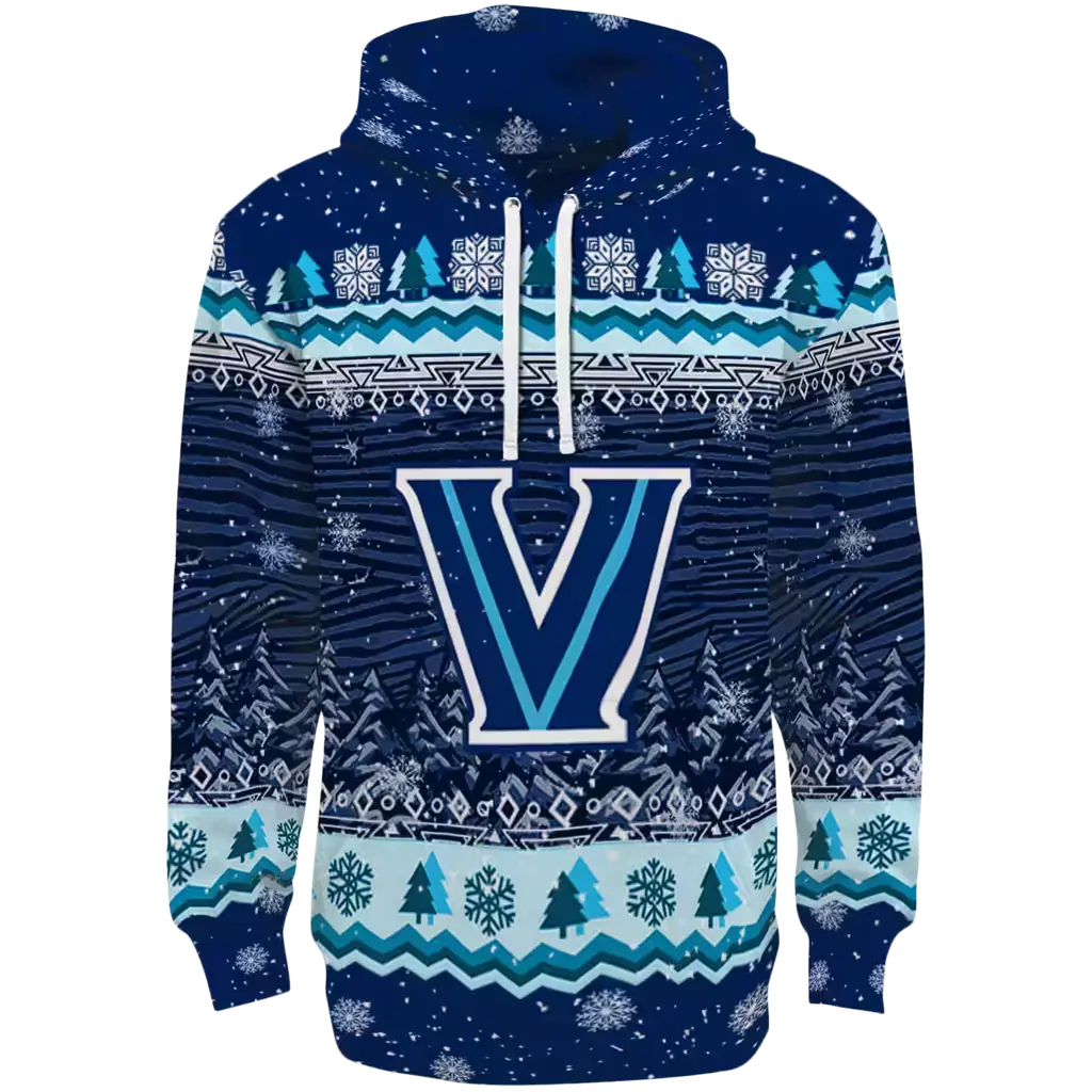 villanova wildcats christmas trees navy hoodie best selling villanova wildcats christmas trees navy hoodie best selling