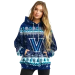 villanova wildcats christmas trees navy hoodie best selling