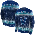 villanova wildcats christmas trees navy hoodie best selling