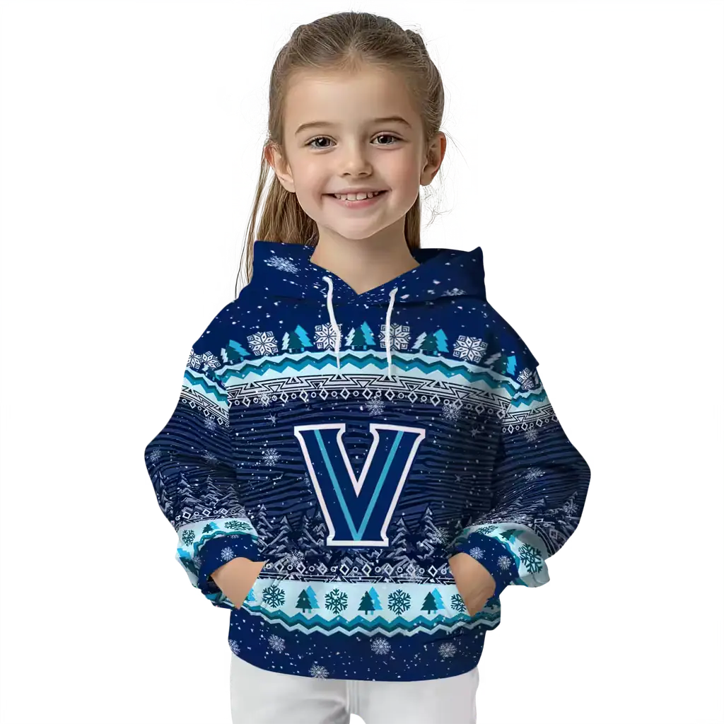 villanova wildcats christmas trees navy hoodie top rated villanova wildcats christmas trees navy hoodie top rated