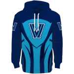 villanova wildcats concentric lines navy black hoodie best selling