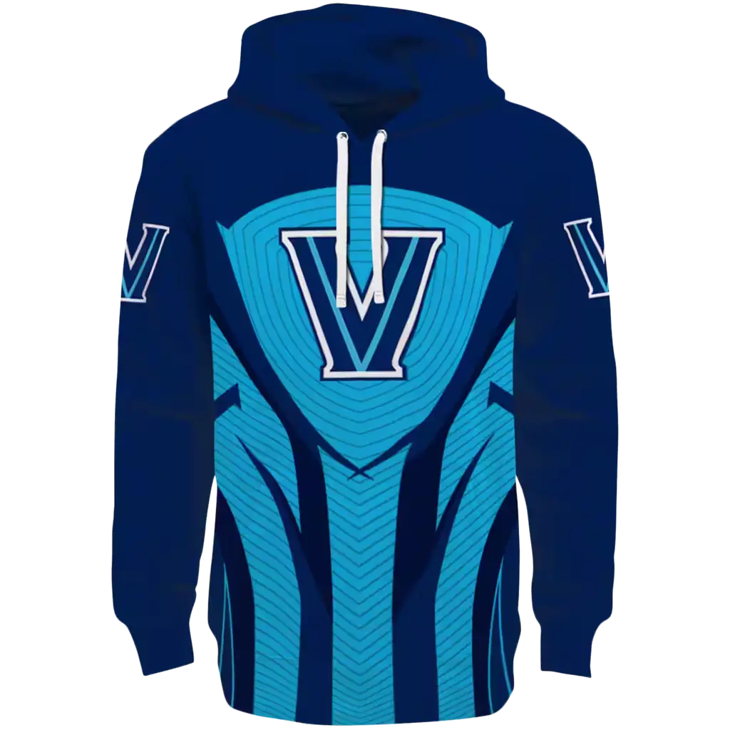 villanova wildcats concentric lines navy black hoodie best selling villanova wildcats concentric lines navy black hoodie best selling