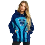 villanova wildcats concentric lines navy black hoodie best selling