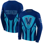 villanova wildcats concentric lines navy black hoodie best selling