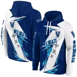 villanova wildcats dynamic slash navy white hoodie best selling