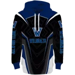 villanova wildcats futuristic pattern navy black hoodie best selling