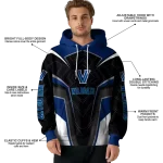 villanova wildcats futuristic pattern navy black hoodie best selling