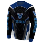 villanova wildcats futuristic pattern navy black hoodie best selling