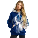 villanova wildcats graphic punisher navy white hoodie best selling