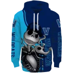 villanova wildcats jack skellington navy hoodie best selling