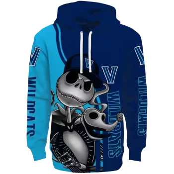 villanova wildcats jack skellington navy hoodie best selling