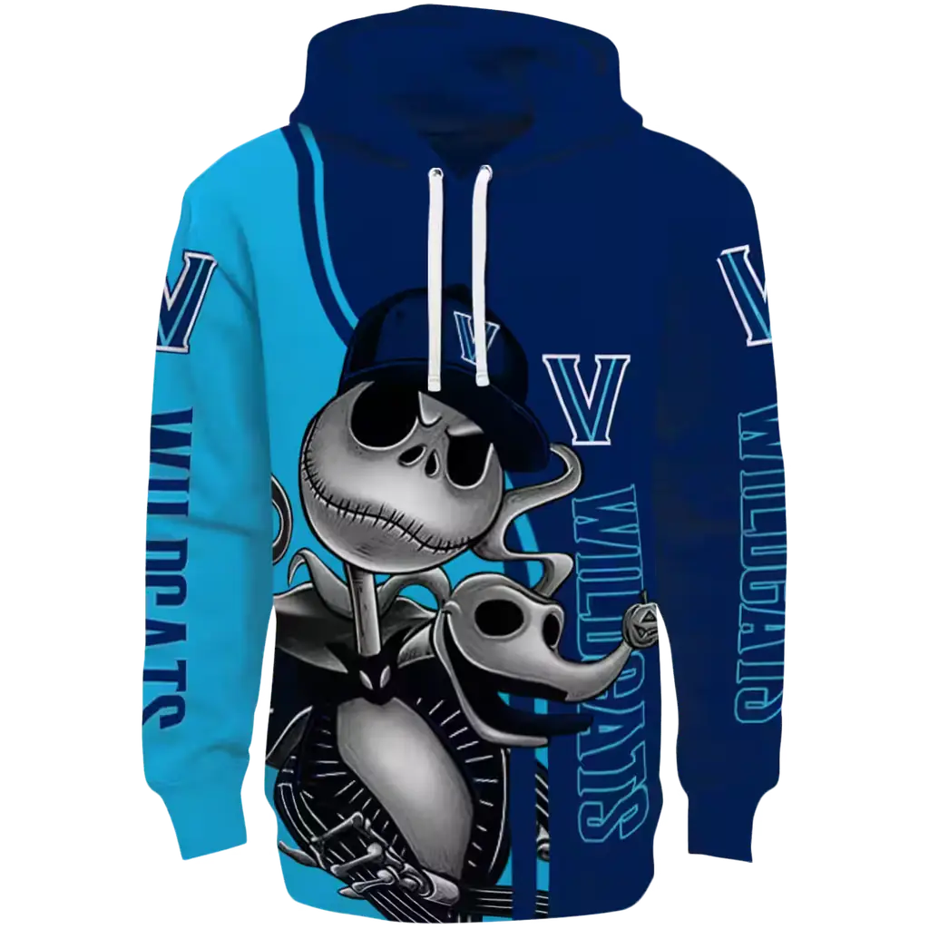 villanova wildcats jack skellington navy hoodie best selling villanova wildcats jack skellington navy hoodie best selling