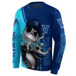 villanova wildcats jack skellington navy hoodie best selling