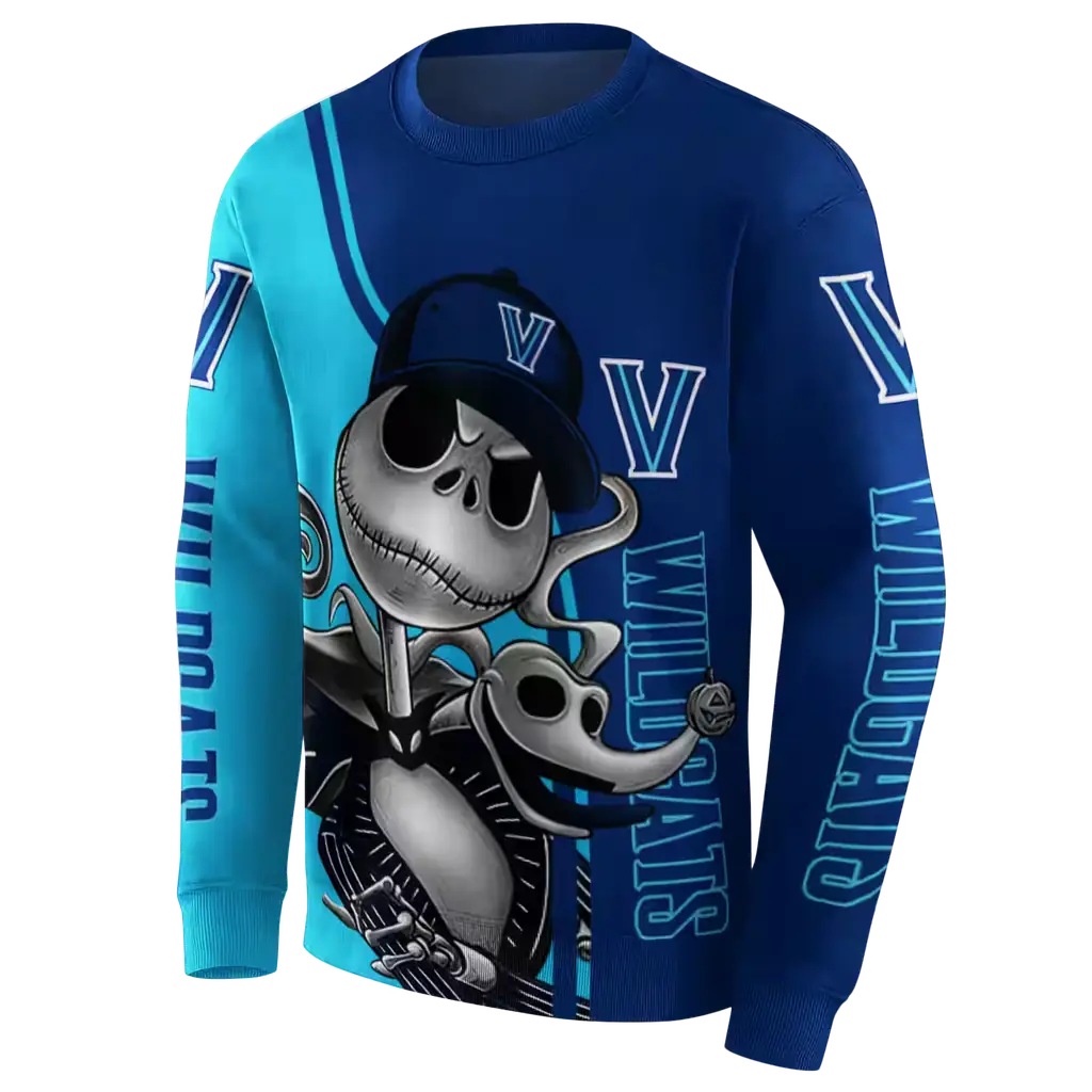 villanova wildcats jack skellington navy hoodie new arrival villanova wildcats jack skellington navy hoodie new arrival