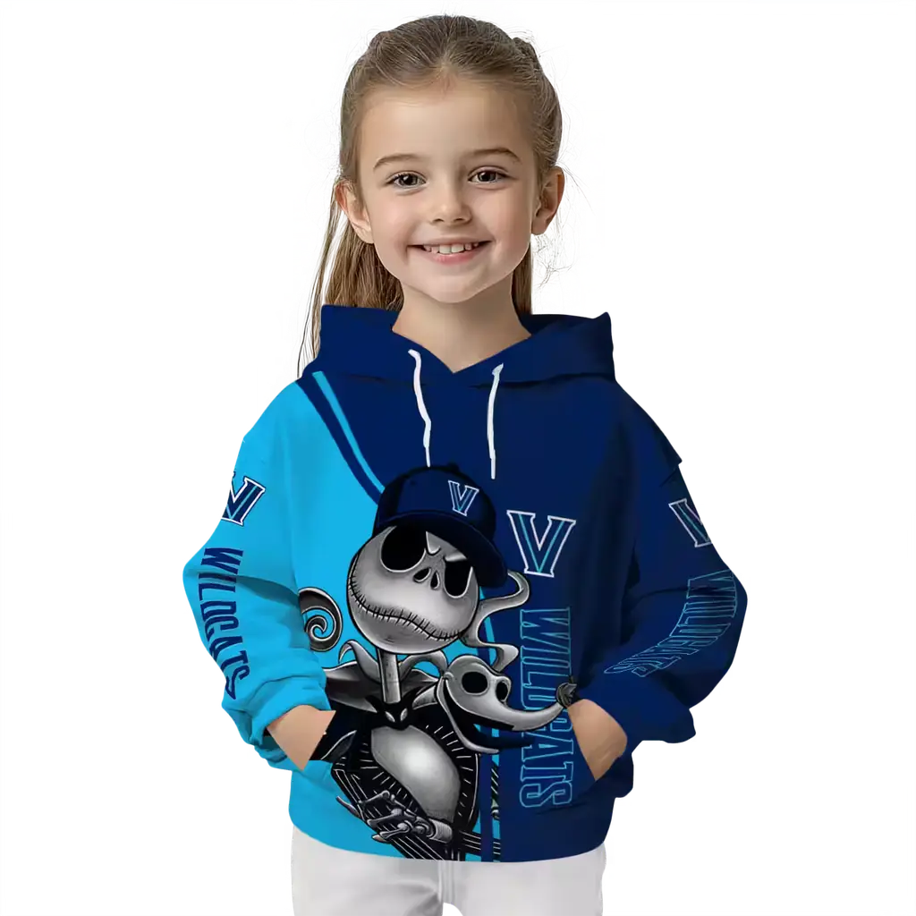 villanova wildcats jack skellington navy hoodie top rated villanova wildcats jack skellington navy hoodie top rated