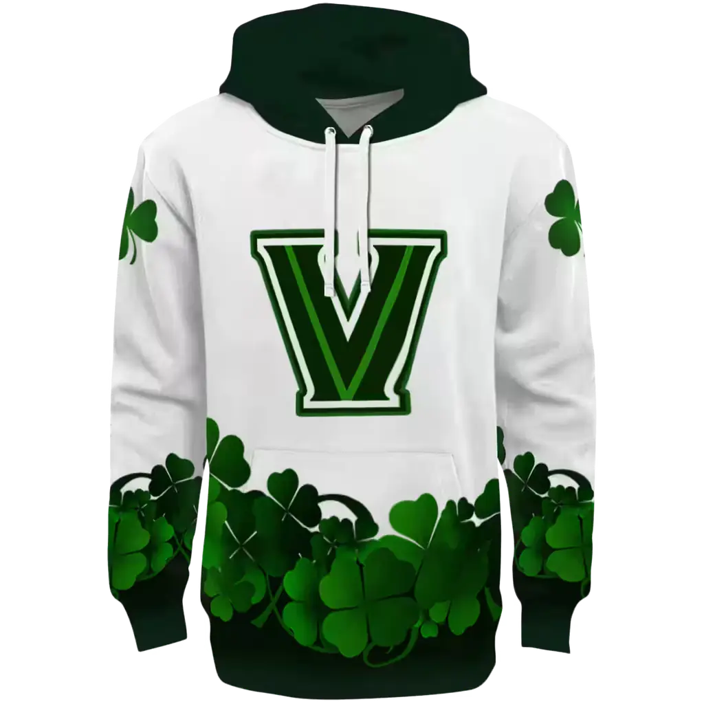 villanova wildcats lucky motif white green hoodie best selling villanova wildcats lucky motif white green hoodie best selling