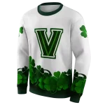 villanova wildcats lucky motif white green hoodie best selling